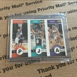 ‘96 Upper Deck Card No. M22- Abdul Rauf M74- Johnson M17- Phillis